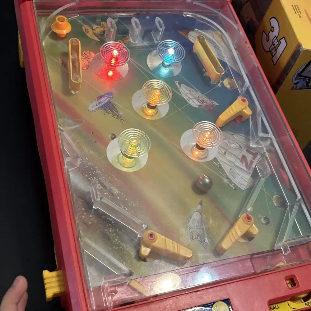 Vintage Radio Shack Space Attack Pinball - Sound, Controllers Works (no Score)